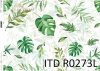 papier decoupage z liśćmi, zielone liście*decoupage paper with leaves, green leaves